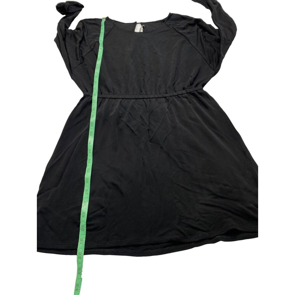 TWELFTH STREET CYNTHIA VINCENT Wednesday Black Mini Dress Tunic Medium *READ* - Picture 7 of 12